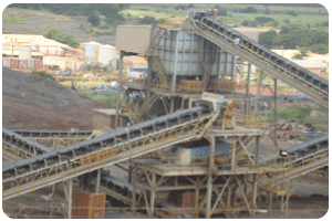 gold mining plant